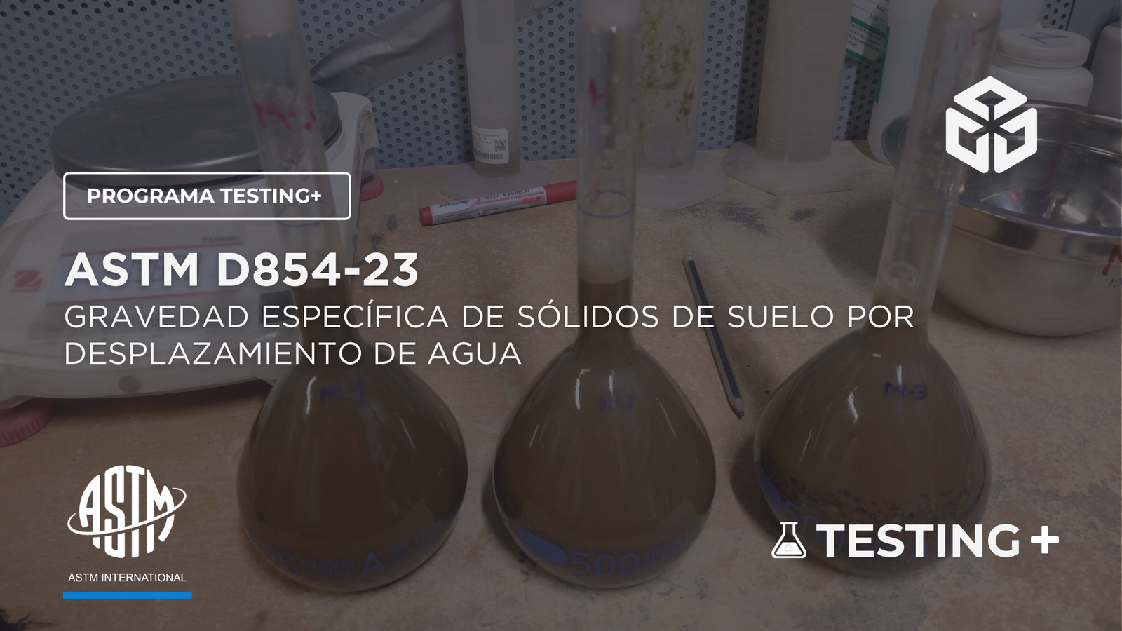 ASTM D854-23 Standard Test Methods for Specific Gravity of Soil Solids by the Water Displacement Method